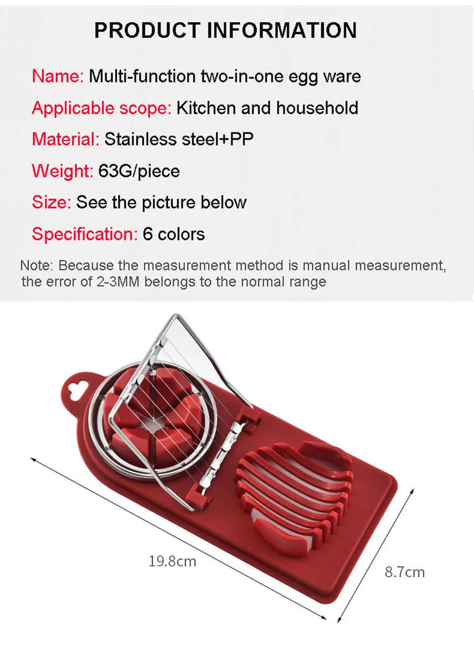 Egg Cutting Tool Egg Cutter Egg Slicing