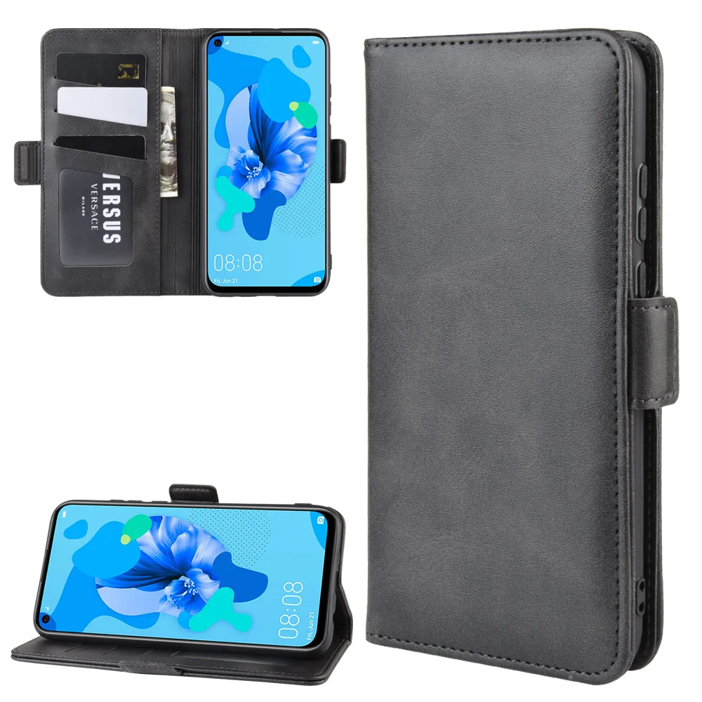 Чехол для Huawei P20 lite 2019 кожаный бумажник откидной винтажный Магнитный чехол
