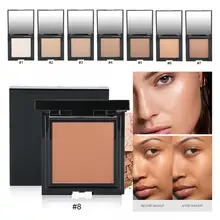 Пудра для лица профессиональная осветляющая пудра стойкая прессованная пудра для контурирования инструмент для макияжа пудра для макияжа лица для женщин