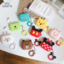 VOZRO мультфильм беспроводной Bluetooth наушники чехол для Apple AirPods Pro Высокое качество силиконовый чехол s для Airpods 1 2 3 Tective Cover