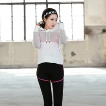 Весенняя и летняя куртка для йоги, верхняя одежда, Спортивная Повседневная блузка, Женская быстросохнущая универсальная одежда для фитнеса