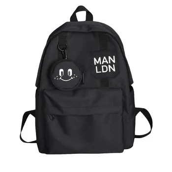 

Fashion Women Canvas Candy Color Backpack Large Capacity Bags Shoulder Bags School Bag For Teenagers Girl Shoulder Bag #R20
