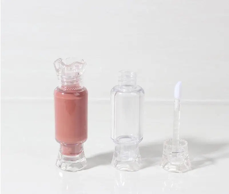 

5ml Cute Empty Candy Shape Lip Gloss Tube Clear Empty Liquid Lipstick Refillable Container Lovely Lip Gloss Tube 200pcs SN013
