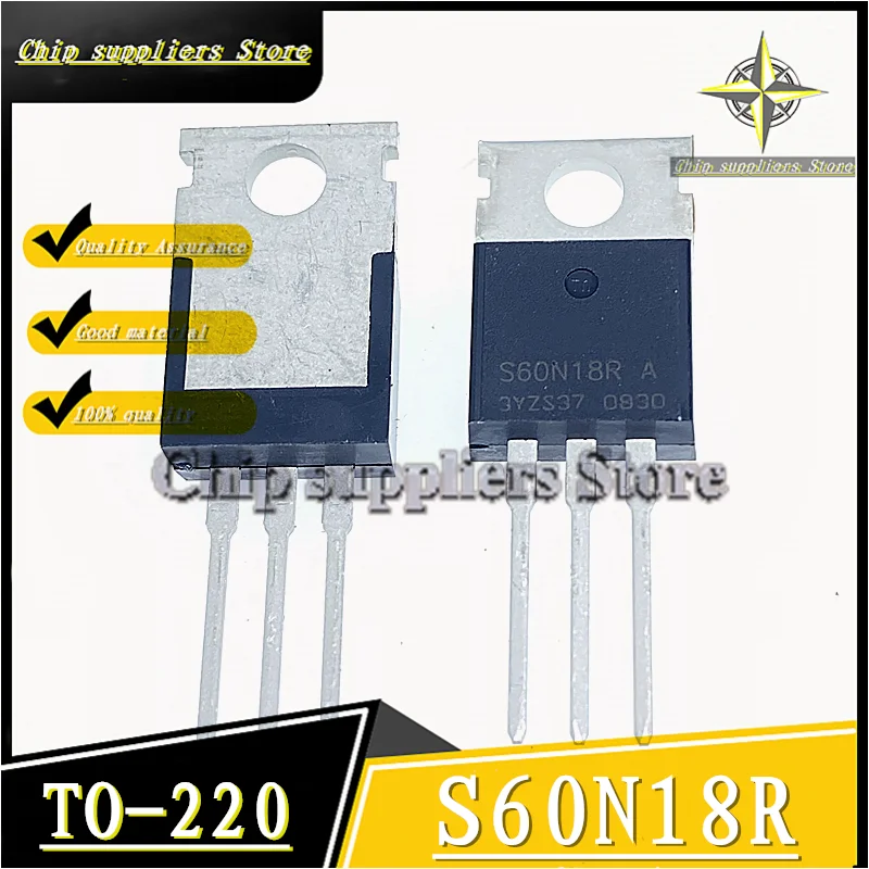 10PCS// S60N18R TO-220 180A 60V Nwe Fine materials 100%quality