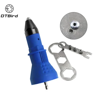 

Electric Rivet Nut Gun Riveting Tool Cordless Riveting Drill Adaptor Insert nut tool Multifunction Nail Gun Auto Rivet
