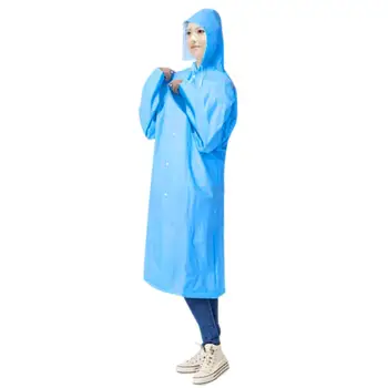 

1pcs Disposable Hoodies Outwear with Face Cover Coveralls Protector Gown Dust-proof Isolation Clothes Security Protection Hooded