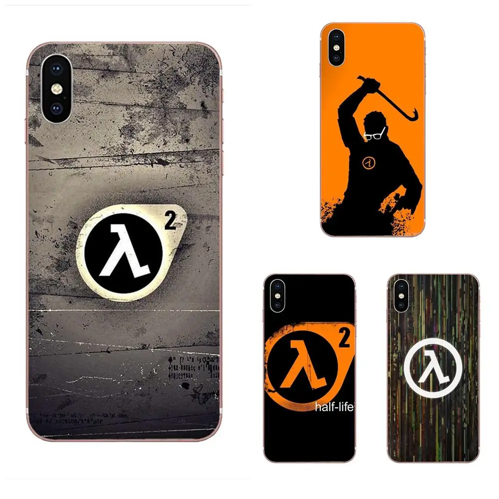 Мягкий чехол для телефона с логотипом Game Half Life iPhone 11 Pro Max Plus X XS XR 8 7 6S SE 4S 5 5C 5S 2020 |
