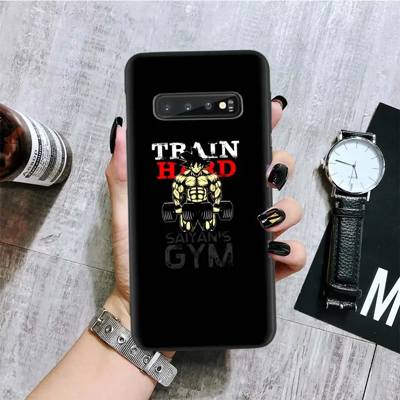 BA327-8 Бодибилдинг Тренажерный Зал Фитнес черный чехол для телефона samsung Galaxy S10+ Plus Lite Note 10 9 8 S9 S8 J4 J6+ Plus S7 S6 Edge Coqu - Цвет: BA327-8