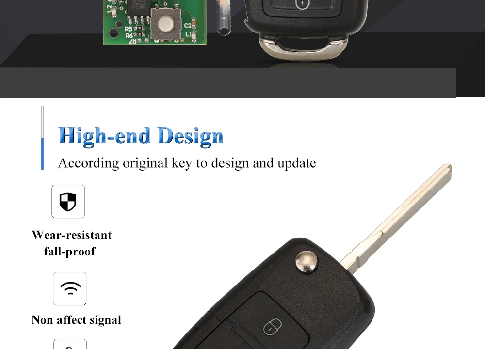 Keyforkess chiave a distanza dell'automobile per idid48 per VW PASSAT b5 b6 Skoda Fabia Octavia Fabia CADDY GOLF JETTA POLO - H479570cbeb134b2791d06dd16dea38f3f