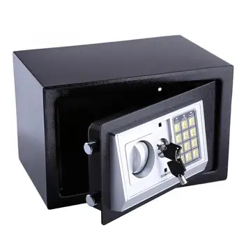 

Electronic Password Safe Box Portable Lock Box Cash Deposit Jewelry Document Contract Certificant Digital Security Safe Box