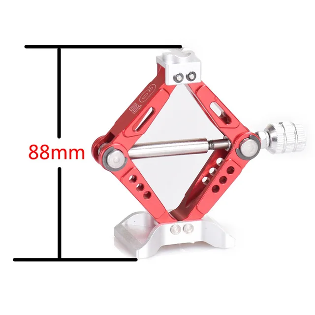 RC Car 1:10 Scale Adjustable Metal Scissor Jack Tool for RC Crawler Axial SCX10 Traxxas TRX4 Tamiya CC01 D90 3