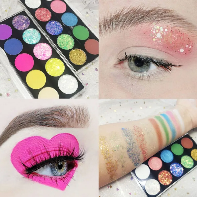 Shimmer Eye Shadow стойкие яркие водостойкие блестящие матовые тени для век