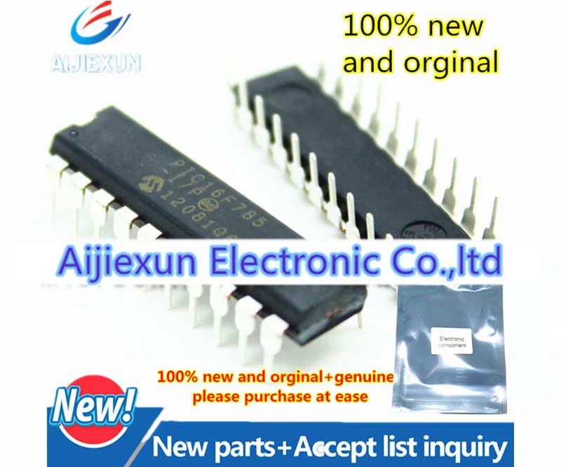 5Pcs 100% New and original PIC16F785-I/P DIP20 20-Pin Flash-Based 8-Bit CMOS Microcontroller in stock | Обустройство дома