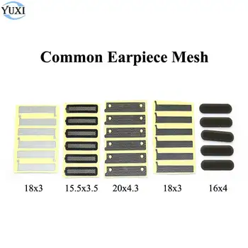 

YuXi 10pcs 16*4mm 18*3mm Adhesive Ear Speaker Earpiece Anti Dust Screen Mesh for huawei OPPO xiaomi Replacement Phone ear mesh