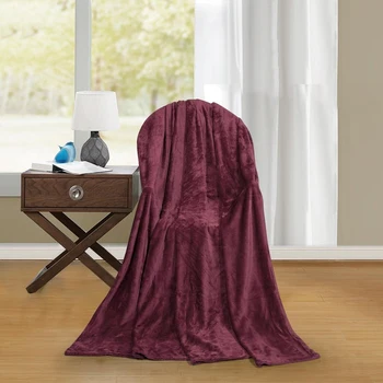 

Peacock plaid Burgundy sunset 150x200cm aerosoft 190g / m. pe100% 4604277