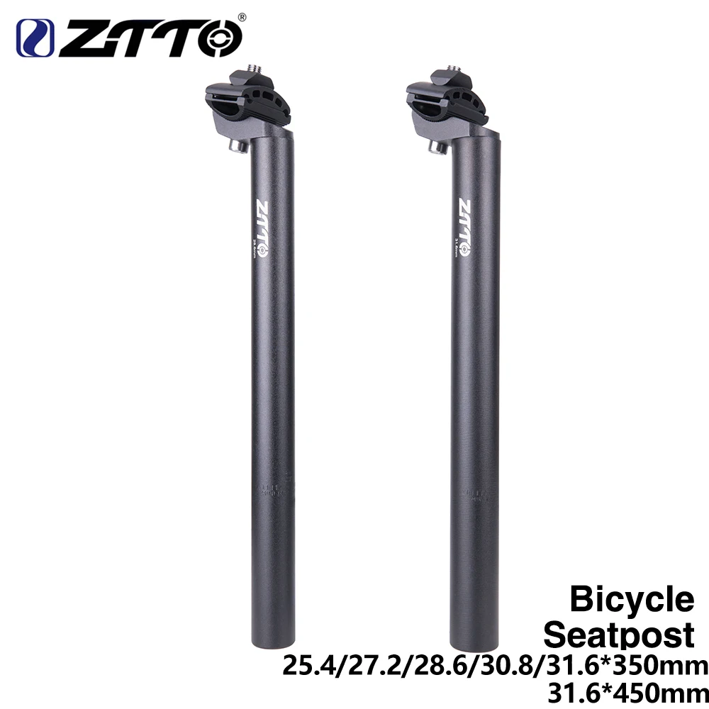 ZTTO MTB Bicycle Seat Post Seatpost Seat 25.4 27.2 28.6 31.6 30.9 350mm