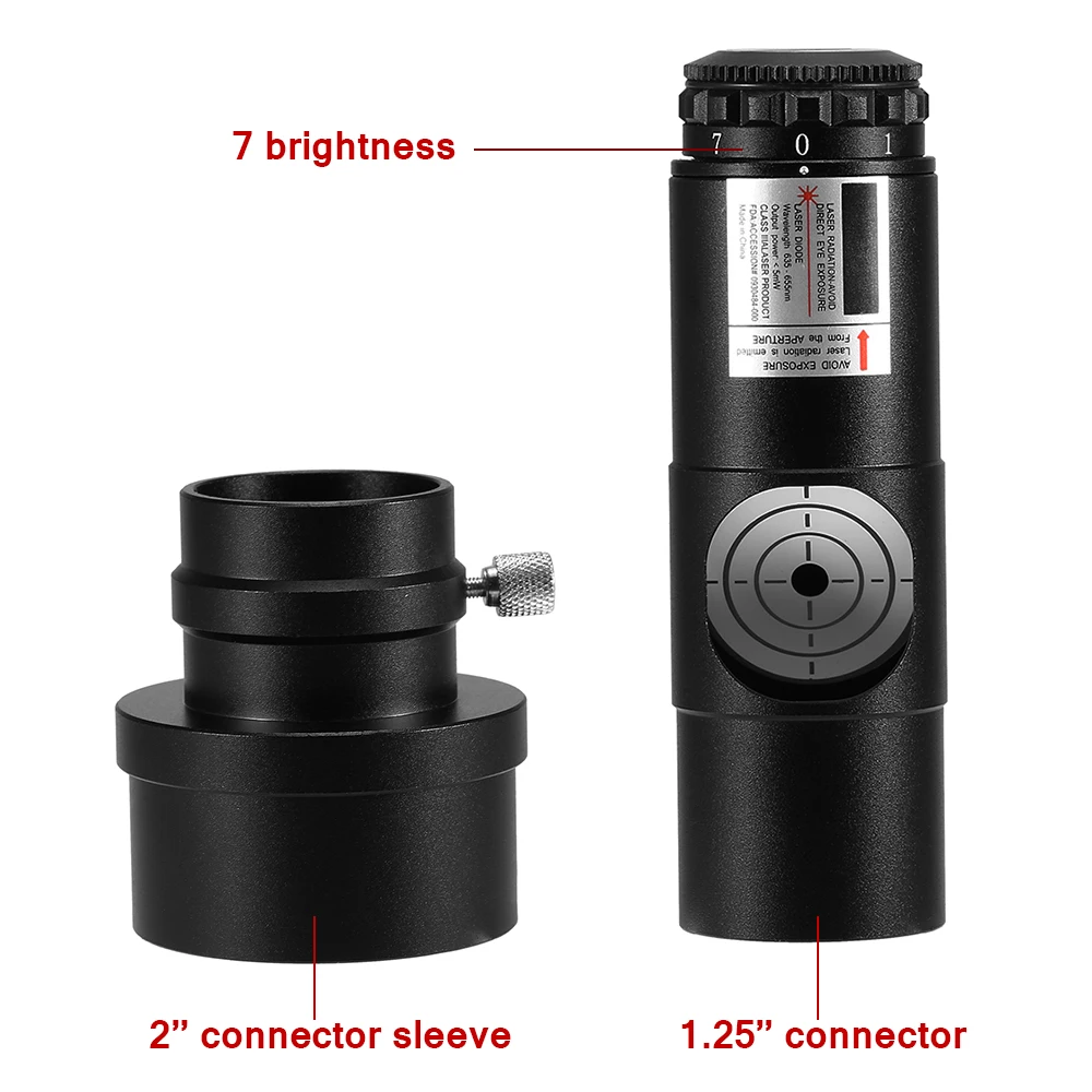 H4795d3af01ea408d83ec66a8c2585e1fb 1,25-calowy teleskop kolimator 2-calowy Adapter reflektor teleskop Newtonian SCA Laser kolimation 7 teleskop poziomu jasności