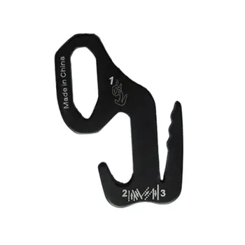 

9-Shaped Multi-Function Knot Rope Tool Rope Buckle Bundled Non-Slip Edc Hang Buckle Hook Canopy Tent Wind Rope Buckle