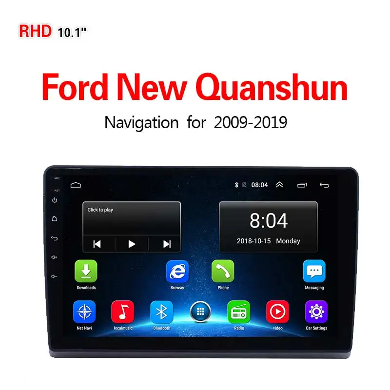 Lionet gps навигация для автомобиля Ford Quanshun 2009- 10,1 дюймов RF1017Y - Размер экрана, дюймов: 4G1G16G