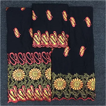 

Dubai Design African Cotton Lace Fabric High Quality Nigerian Swiss Voile Lace In Switzerland Nigerian Gele Headtie7yards/lot