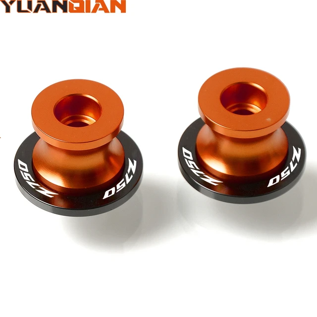 Z750 For KAWASAKI Z750 Z 750 ninja 2007 2008 2009 2010 2011 Motorcycle Accessoires Swingarm Slider Spools Stand Screws Cover CNC orange 10mm