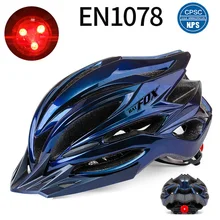 BATFOX – casque de vélo ultraléger avec rétro-éclairage, pour hommes et femmes, vtt, vélo sur route, sécurité, professionnel