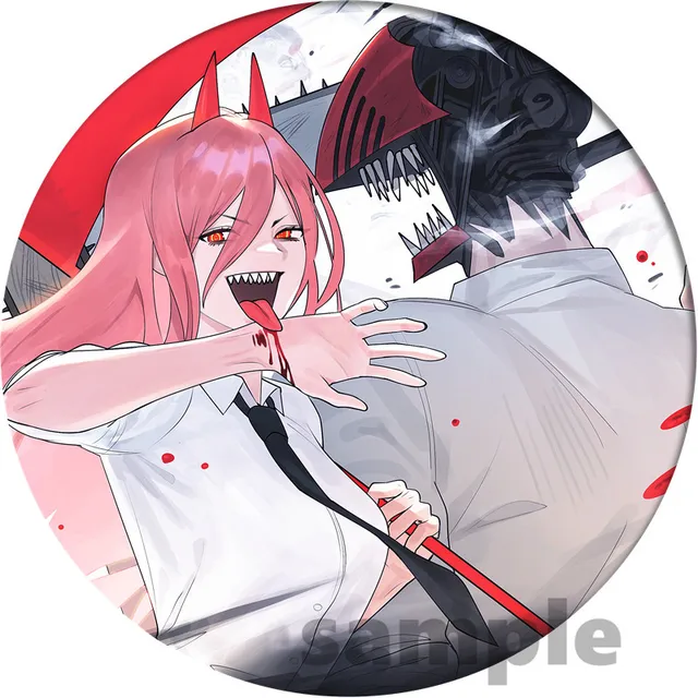 Anime Chainsaw Man Badge Makima Brooch Pin Cosplay Badges For Cloth Backpack Cosplay Anime Accessories 4