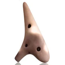 12 отверстий Alto C Ключ копченая керамическая окарина ожога подводная лодка стиль музыкальный инструмент музыка Начинающий обучение духовой инструмент