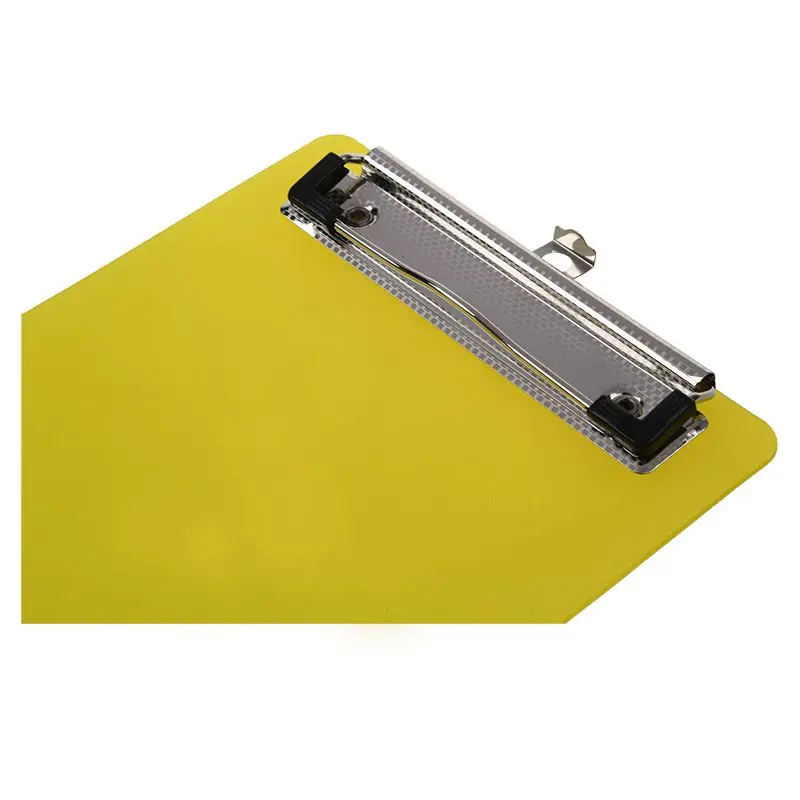 Plastic A6 clipboard folder with lid Clipboard orange