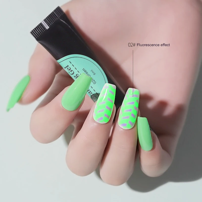 Nail Polish Fluorescent Gel Nail Art Matte Glow In The Dark Light Gel Luminous Color Change In Night Gel Manicure Nail Gel Aliexpress