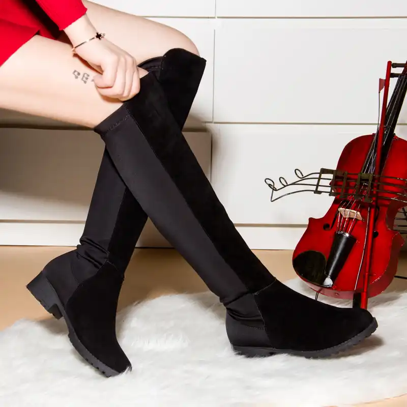 Botas Altas Sin Tacon Clearance, 52% OFF | www.belenclaver.com