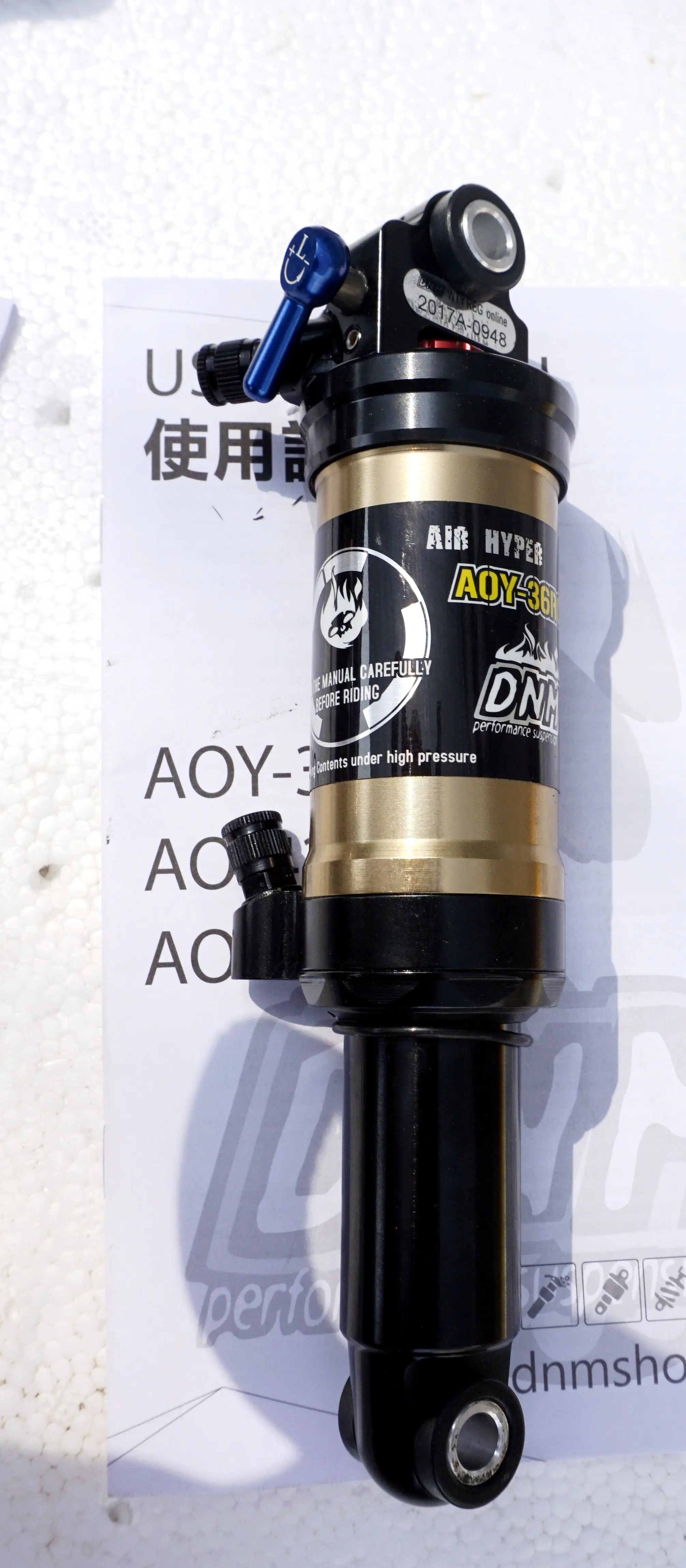 DNM aoy-36 задний амортизатор для горного велосипеда катушкой Задний амортизатор MTB горный велосипед 160 мм 190 мм 200 мм DNM Задний амортизатор с блокировкой