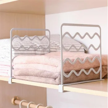 

ORZ Wardrobe Separator Divider Shelf Baby Wardrobe Chest Partition Clothes Storage Rack Closet Drawer Splitter Organizer