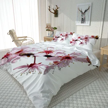 

Realistic Fine Peach Blossom Branch Manufacturers Direct Selling CHILDREN'S Three-piece Suit Casual Printed Household Three-piec