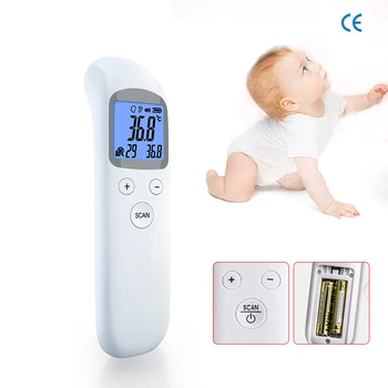 

Non-contact Forehead Thermometer For Baby Kids Adult Infrared Thermometers LCD Digital display smart calibration Temperature Gun
