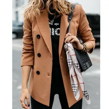 

Plus Size Womens Jackets Coats Lady Long Sleeve Button Blazer Suit Long Coats Casual Slim Jacket Coat Outwear