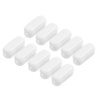 

10pcs 6mm Mini Plastic Roller Blind Chain Curtain Chain Rope Connector Beads Roller Curtain Clips Joiner Accessories White