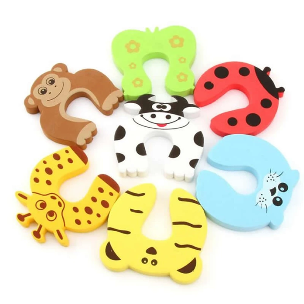 5pcs-lot-Silicone-Doorways-Gates-Decorative-Door-Stopper-Baby-Safety-Care-Cartoon-Animal-Jammer-Kid-Children