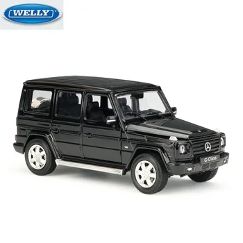 

WELLY 1:24 MERED BNZ G-Class G-series SUV Off-road Vehicle Alloy Model Diecast Simulation Metal Toy Car Collection Gift for Kids