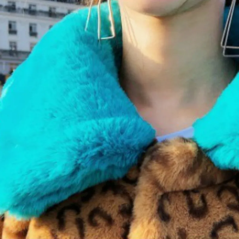 Casaco Корейская верхняя одежда Feminino куртка с леопардовым принтом женская зимняя Роскошная приталенная теплая куртка с искусственным мехом короткая куртка L666