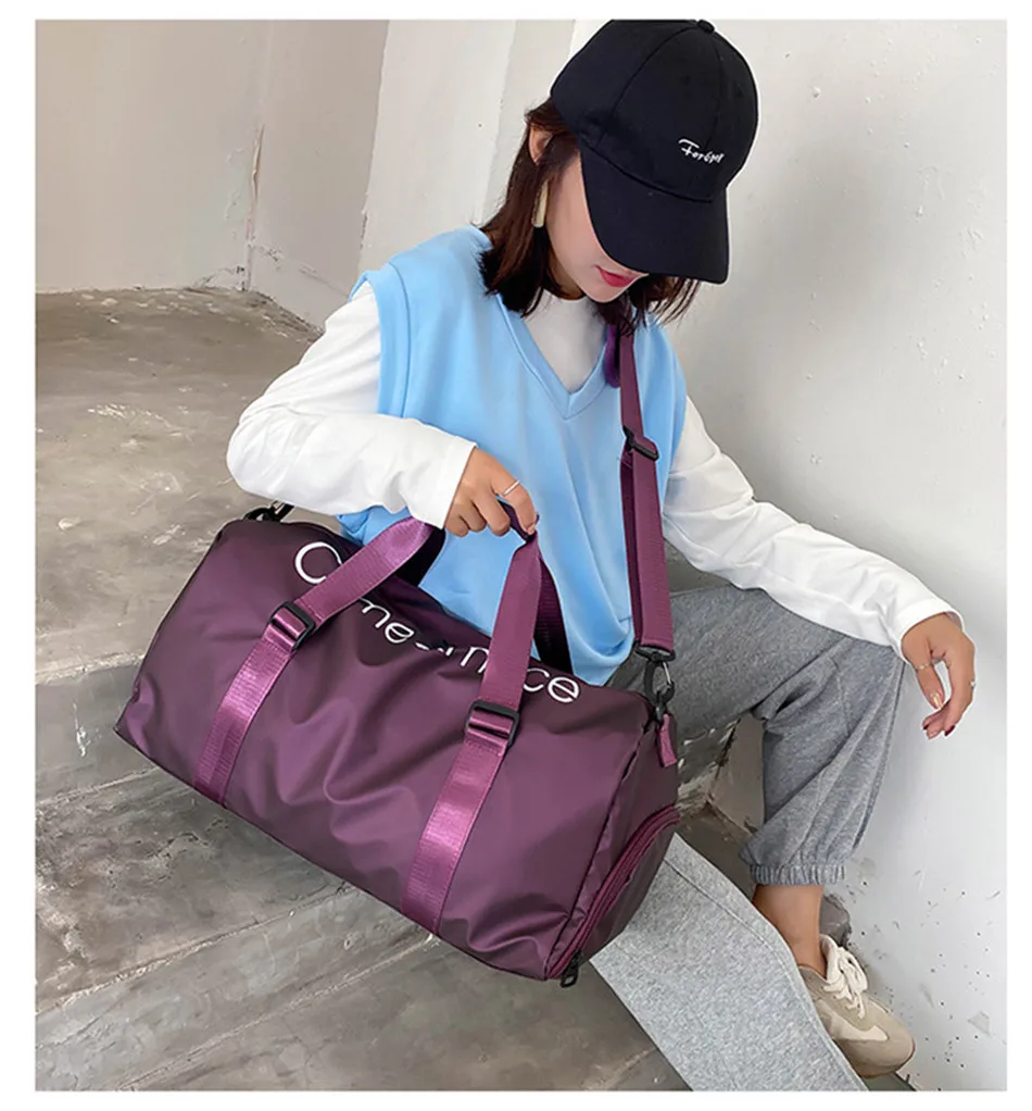 Outdoor Travel Sports Fitness Large Capacity Shoulder Bag Wet And Dry Separation Swimming Waterproof Handbag Leisure Cross Bag