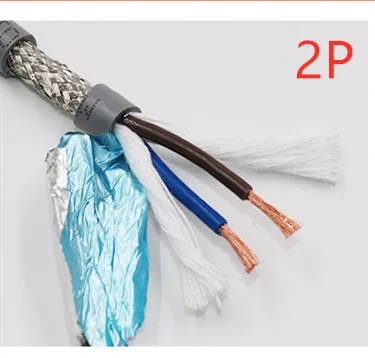 2 core 5 meter 20AWG 2/3/4/5 жилами в Транспортировочная лента экранированный кабель 5 м гибкий провод с ПВХ-изоляцией TRVVP устойчивость к изгибу коррозионно-стойкие медный провод - Цвет: 2 core 5 meter