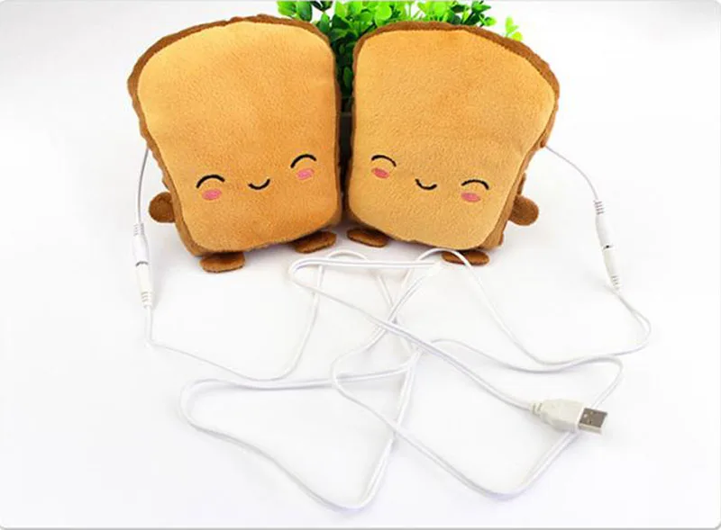 1 пара USB грелка для рук с подогревом перчатки тосты грелки для рук зимние перчатки без пальцев Рождественский подарок новое поступление
