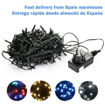 10M 20M 30M 100M Waterproof LED Fairy String Lights Garland Christmas Party Wedding Xmas Holiday Lights Outdoor Home Decoration 1