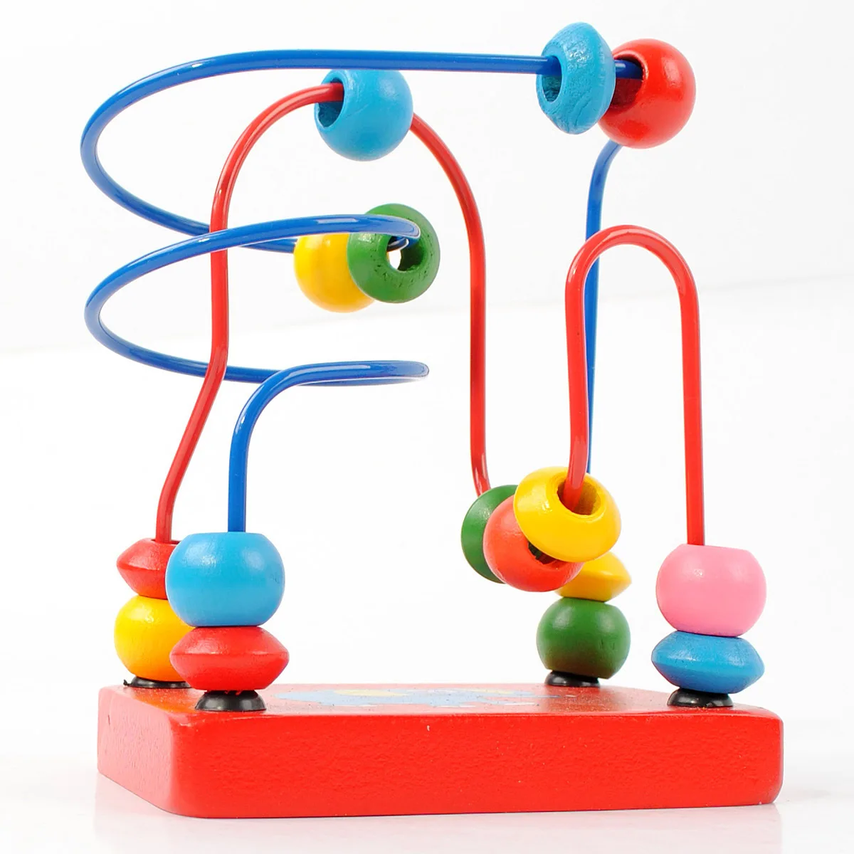 

Baby Children Baby Elephant Bead Rack Boutique Beaded Bracelet Low Price Wooden Non-Mainland China 0-1-2-3-Year-Old