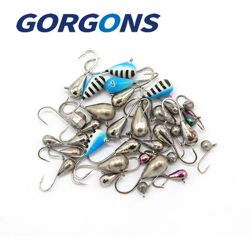 Gorgons ледяная рыболовная приманка Вольфрамовая японский крючок 0.33g 3.3g джиг голова