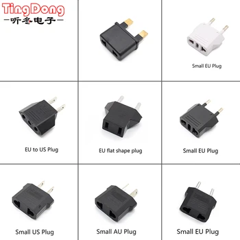 

TingDong EU Plug Adapter AU Australian American US To EU Euro Travel Adapter Type C Electric Plug Converter Power Sockets Outlet