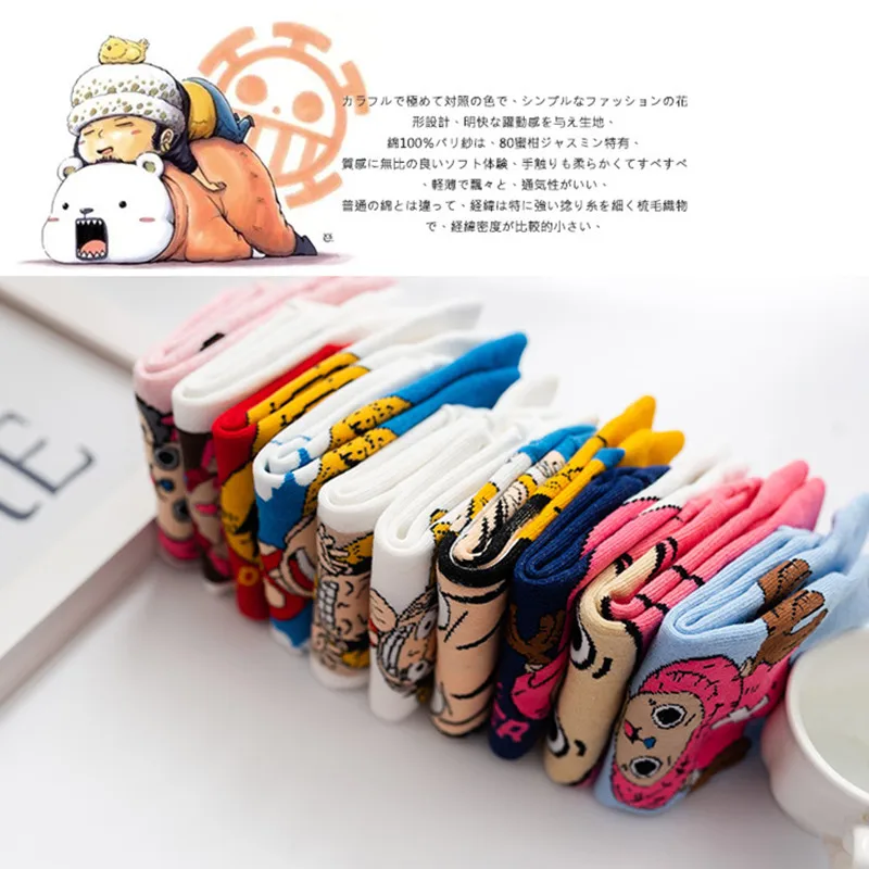 One Piece calzini Rufy Chopper cotone taglia unica 4