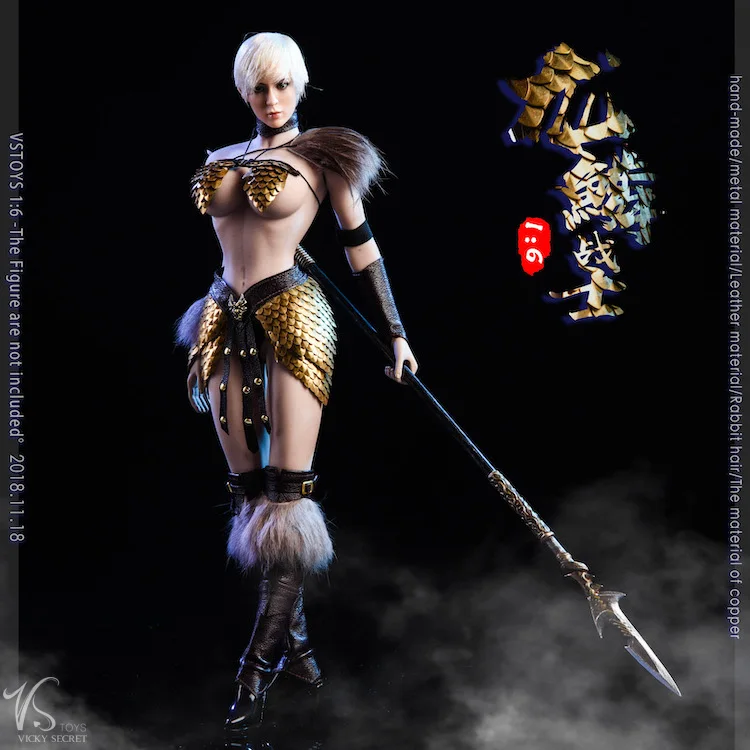 VSTOYS 18XG32 1/6 чешуя дракона Женский воин медный доспех кожаный набор для 12 дюймов Phicen Tbleague Jiaoudoll Фигурка DIY