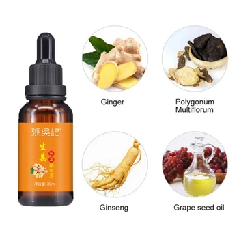 

30ml Ginseng Hair Growth Oil Solution Anti-fork Nourish Hair Scalp Hair Regrowth Treatment Product Long Lasting NEW